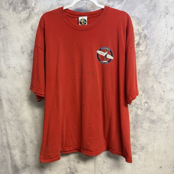 Vintage Moondoggies Beach Club Pismo T Shirt Mens 2XL 26x28.5 Y2K Surf - Picture 3 of 16